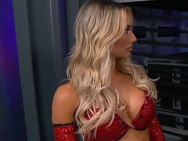 WWE - Carmella backstage at Smackdown 4-2-21