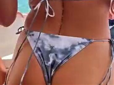 Bella Thorne dancing in a bikini
